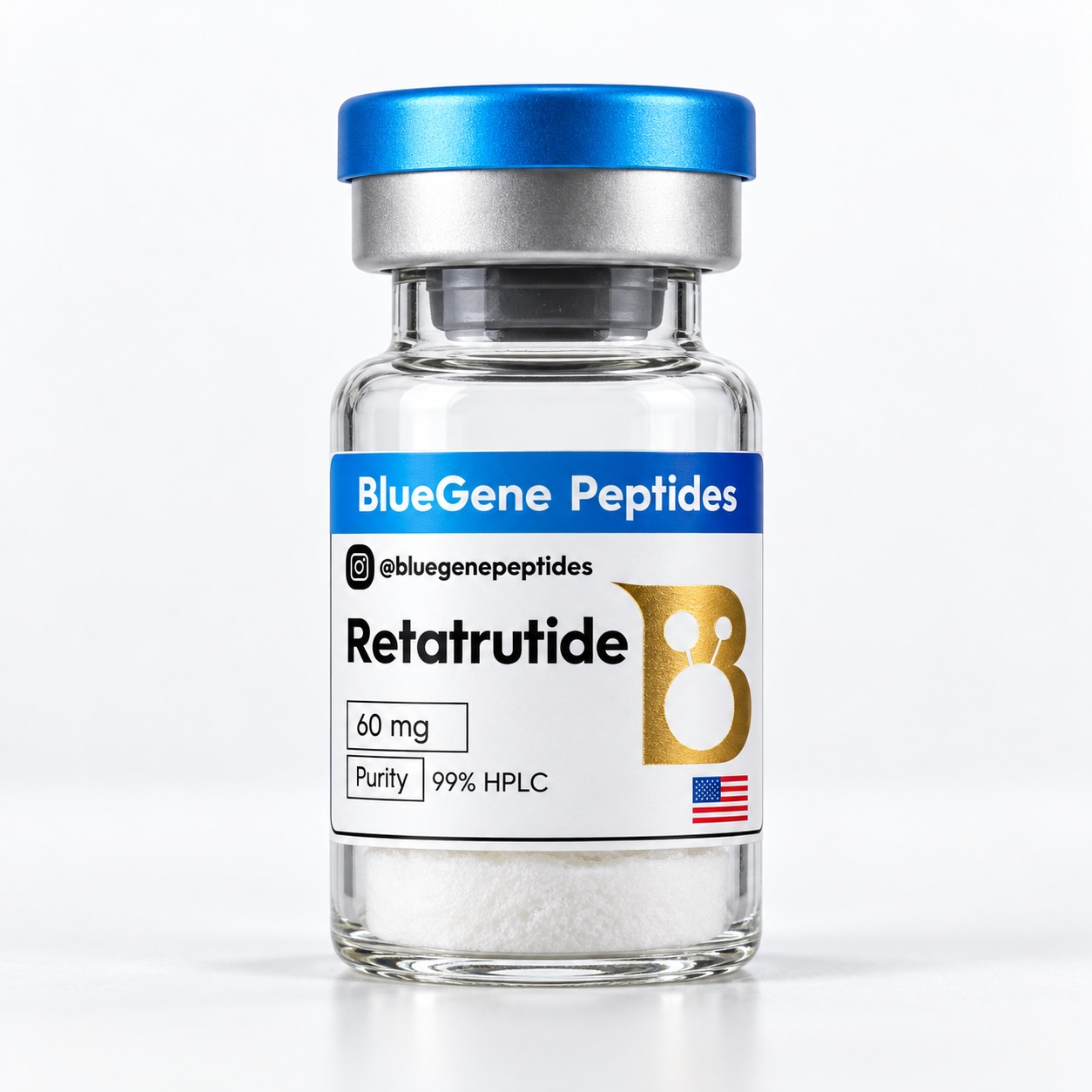 Frasco de Retatrutida BlueGene
